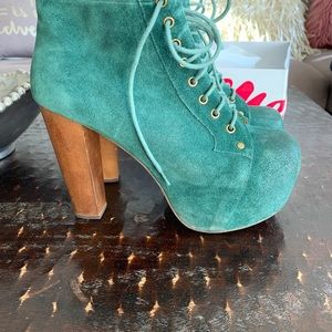 Jeffrey Campbell Lita Suede Platform boots